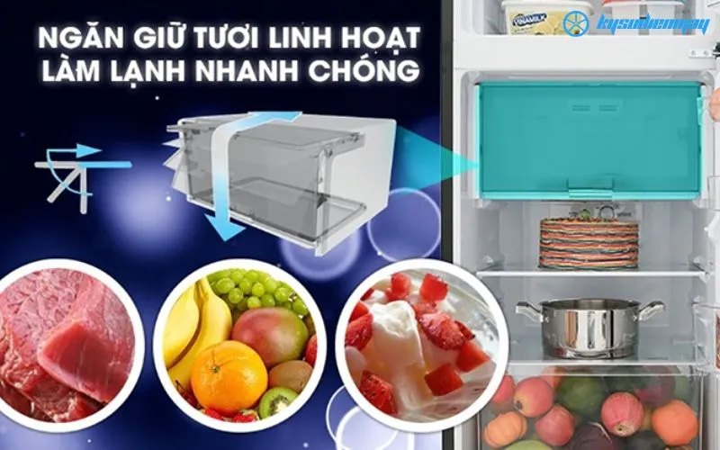 tủ lạnh sharp inverter có công nghệ làm lạnh hiện đại